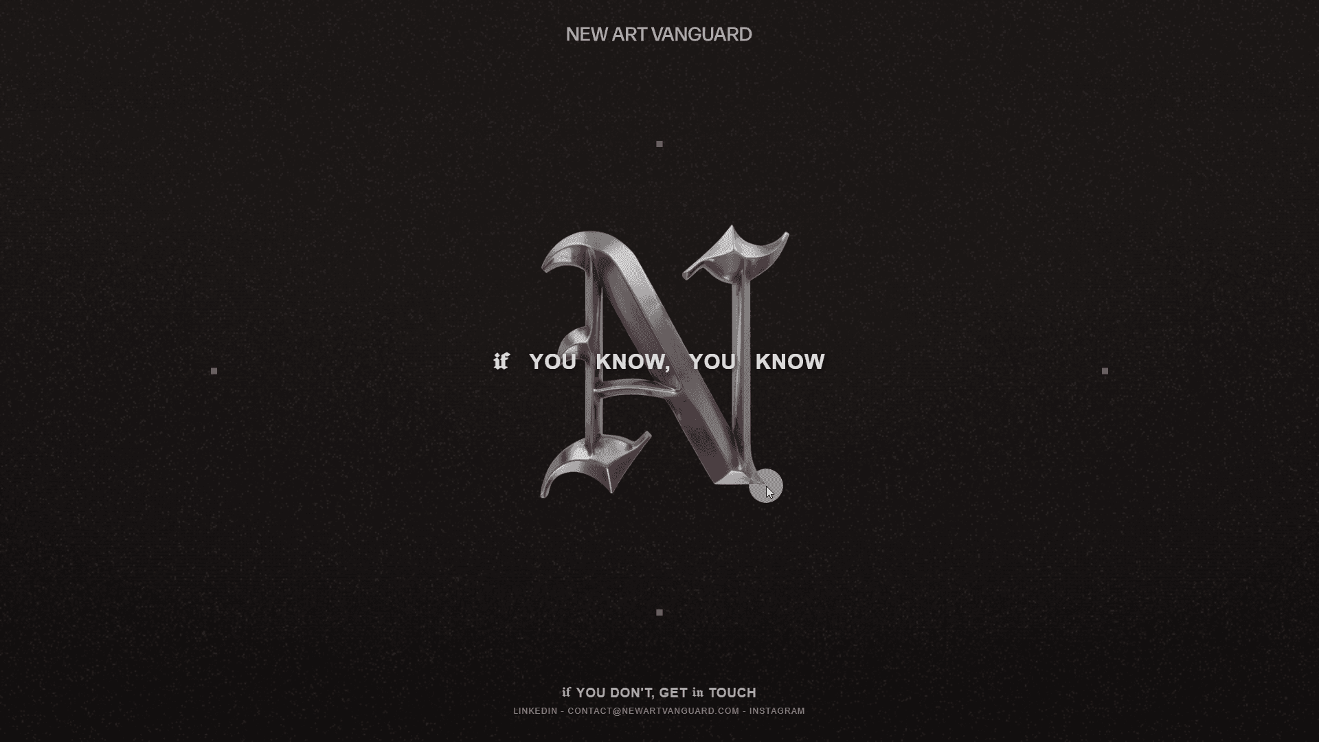 New Art Vanguard coming soon page
